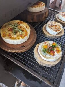 Smoked Soft Cheese | JAGRD JAGRD Smoked Camembert on Jam rounds Black Beauty | JAGRD